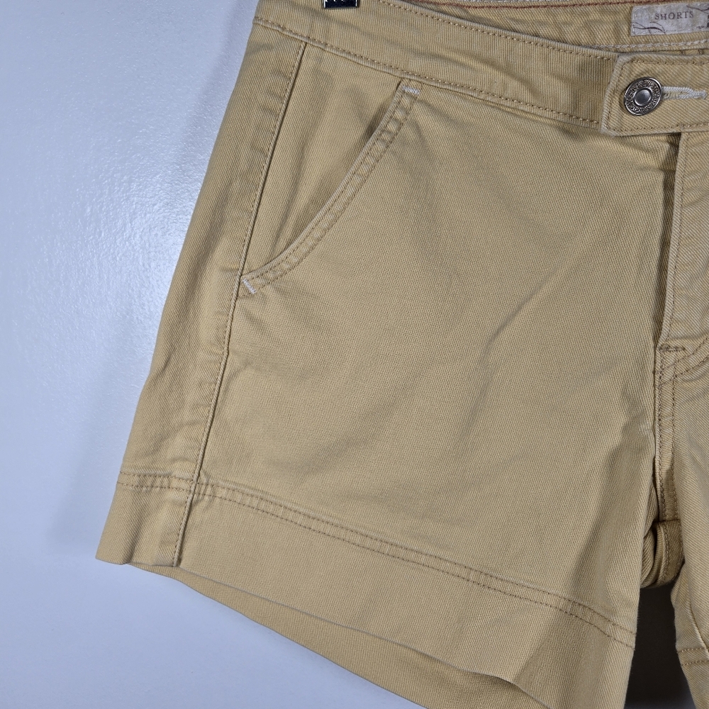 Levi's 545 Y2K Yellow Cotton Stretch Denim Jean Shorts Womens Size 10 - Picture 2 of 13